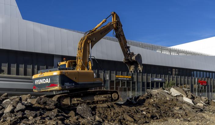 Piste en chantier