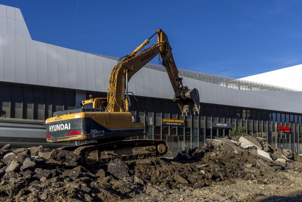 Piste en chantier