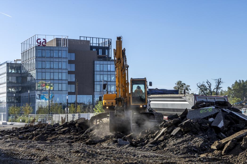 Piste en chantier