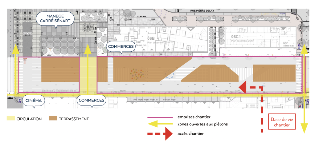 Emprises Chantier Phase 1